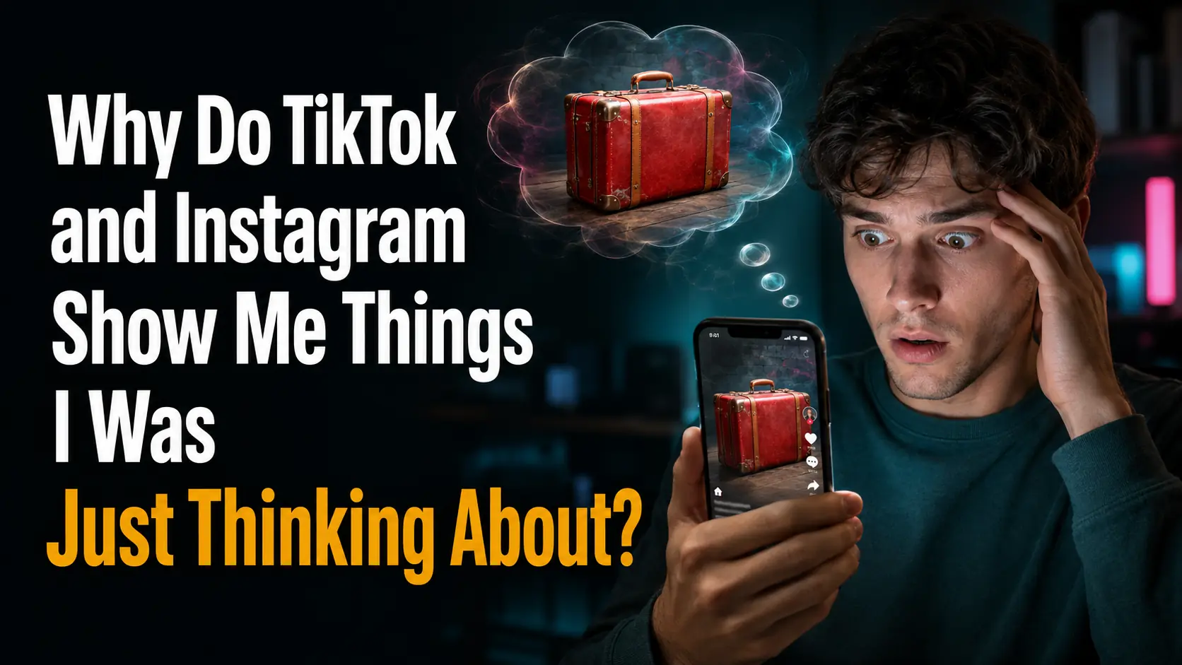 Why do TikTok and Instagram show things you were just thinking about?